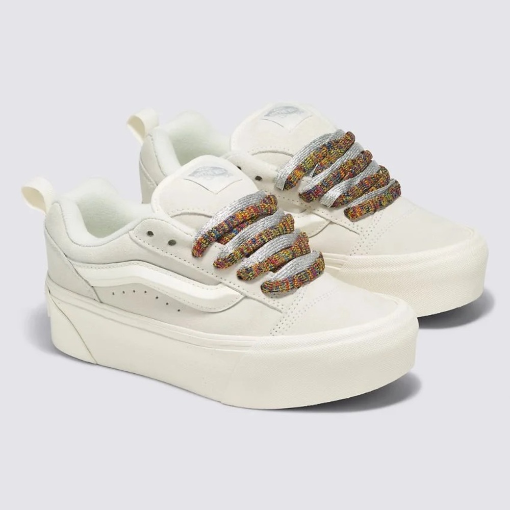 VANS Knu Stack 'White' Old School Platform Shoes